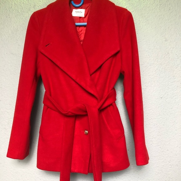 TOKKEBY Red Jacket Coat. Size S/M - Picture 3 of 8